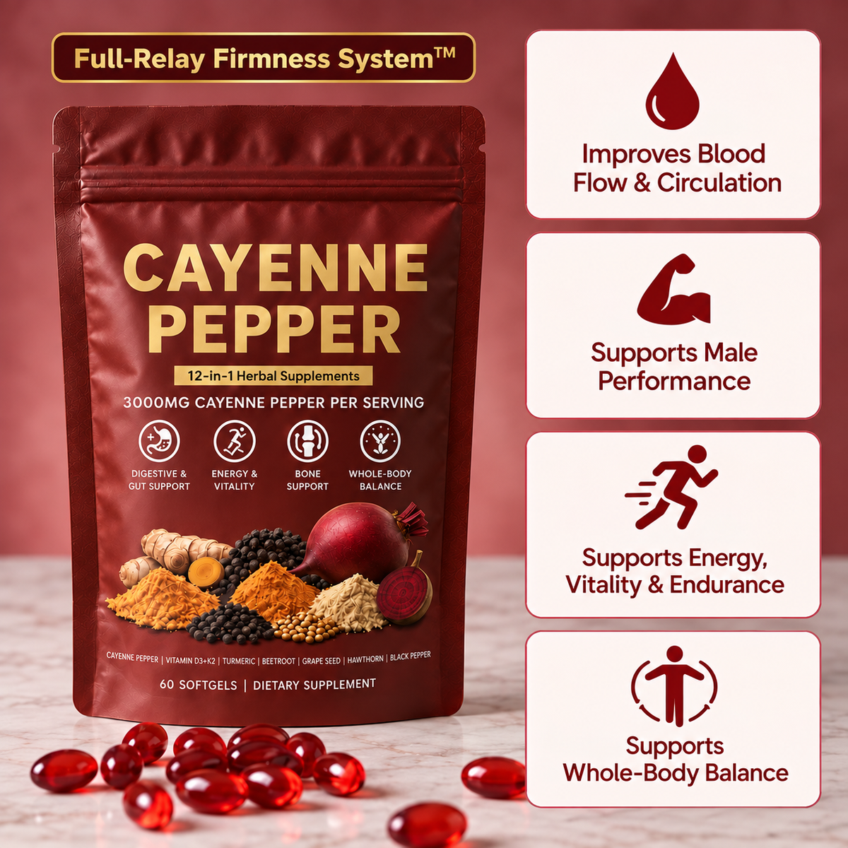 Cayenne softgels