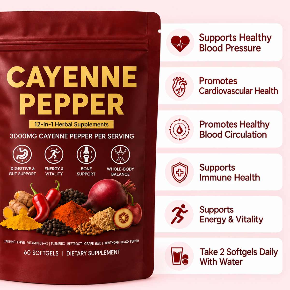 Cayenne softgels